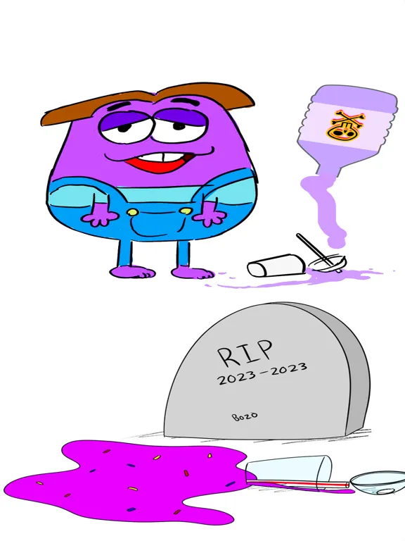 Capturas de tela do Grima Purple shake Happy Glass iPad 