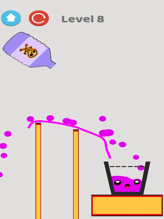 Capturas de tela do Grima Purple shake Happy Glass iPad 