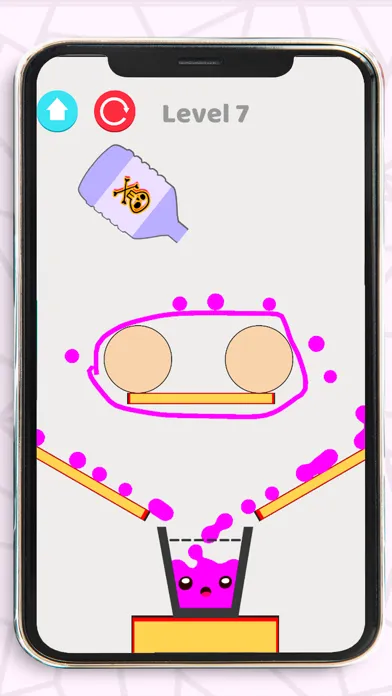 Capturas de tela do Grima Purple shake Happy Glass