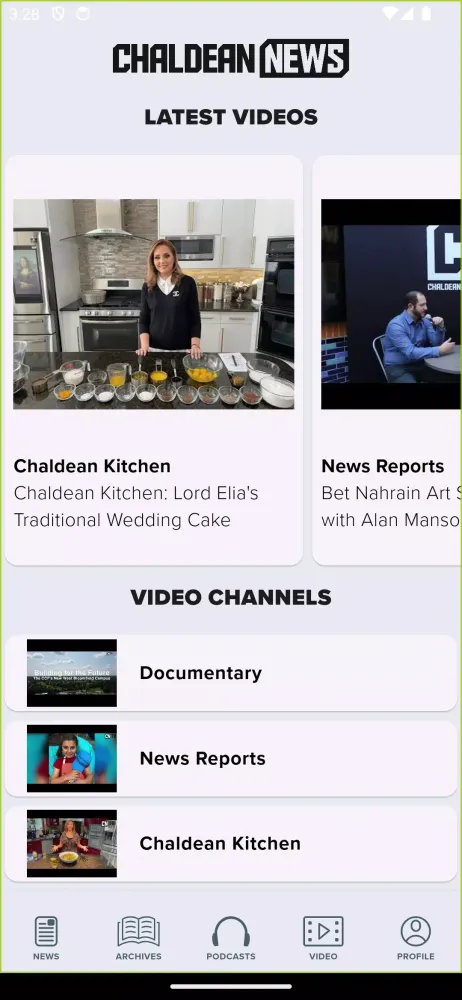 Capturas de pantalla de Chaldean News