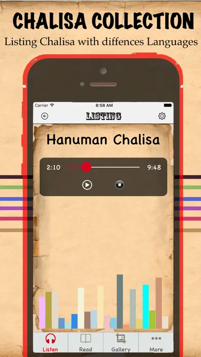 Ảnh chụp màn hình của Chalisa Collection Audio