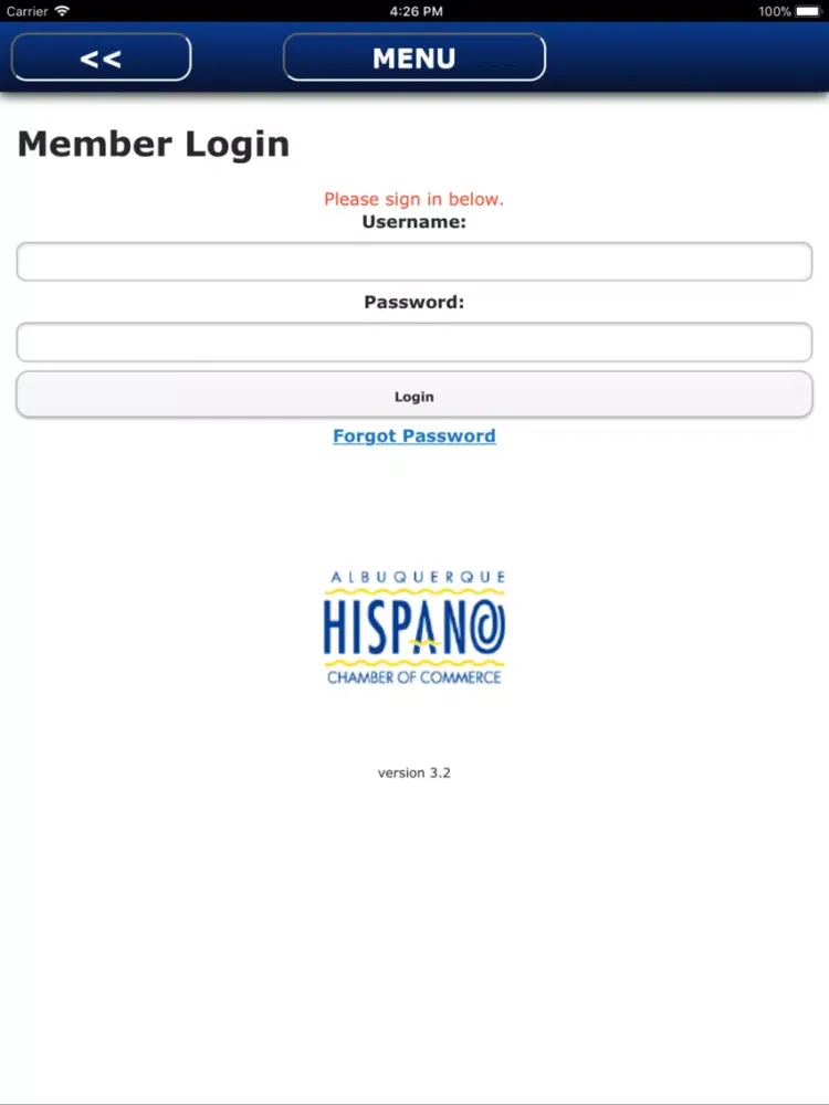 Screenshot di Albuquerque Hispano Chamber iPad 