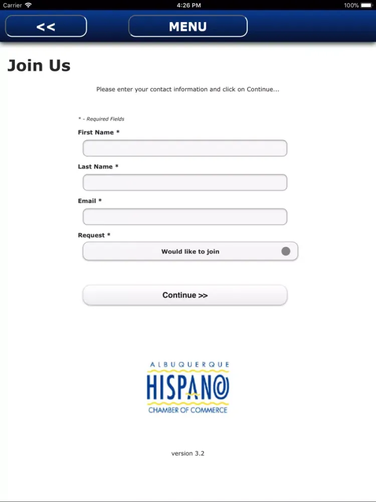 Screenshot di Albuquerque Hispano Chamber iPad 
