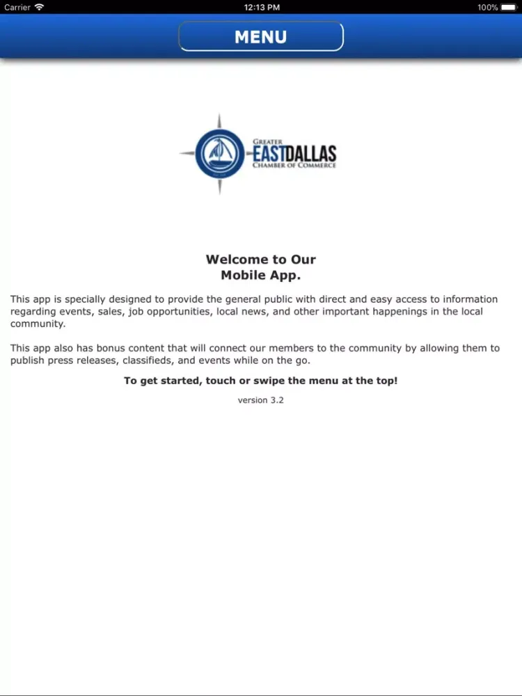 East Dallas Chamber Mobile App iPad  Screenshots