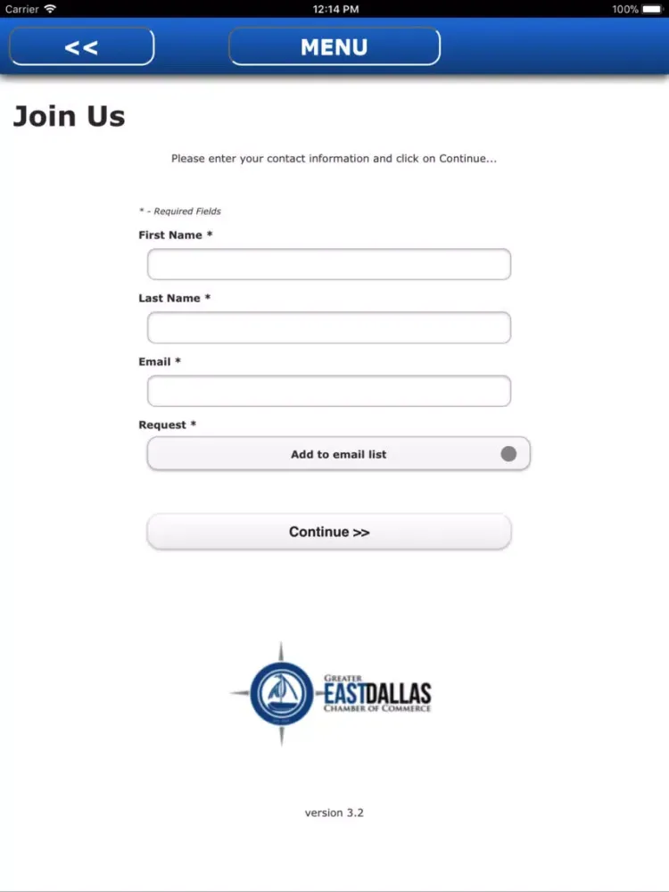 East Dallas Chamber Mobile App iPad  Screenshots