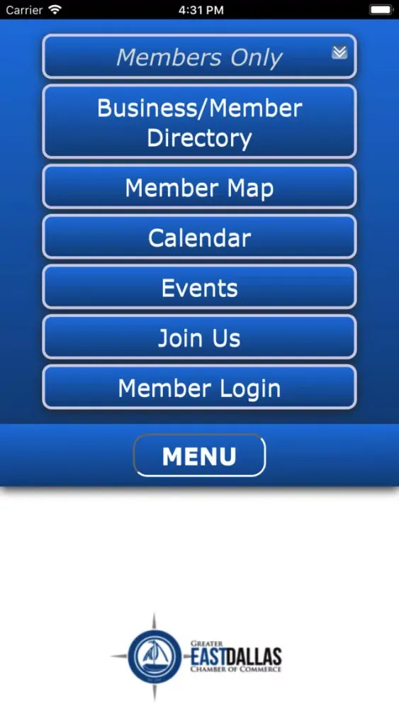 East Dallas Chamber Mobile App Screenshots