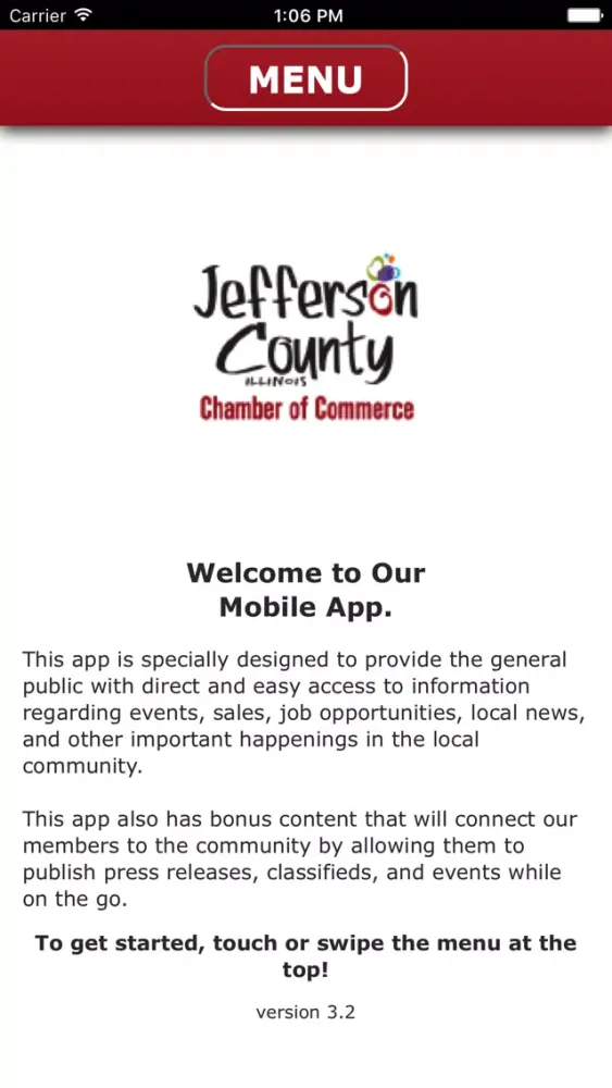 Tangkapan layar Jefferson County Chamber of Commerce