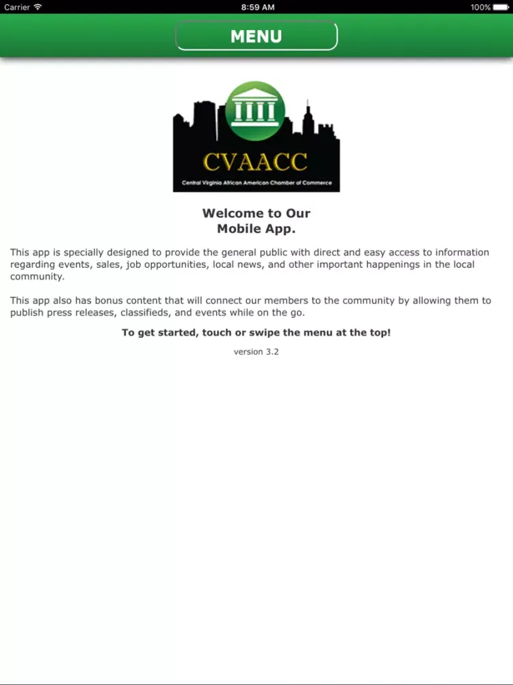 Central Virginia African American Chamber iPad  Screenshots