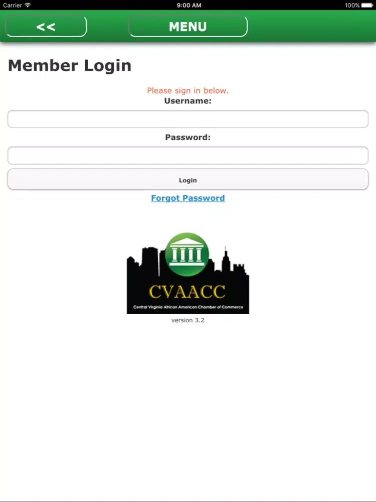 Central Virginia African American Chamber iPad  Screenshots
