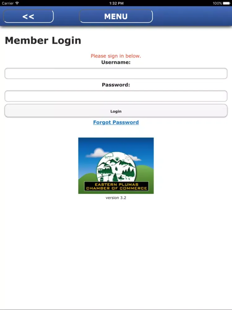 Eastern Plumas Chamber - Graeagle - Portola iPad  Screenshots