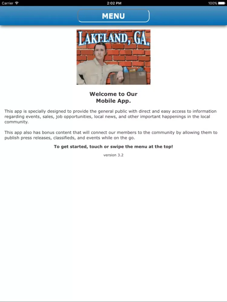 Tangkapan skrin Lakeland - Lanier Chamber of Commerce iPad 