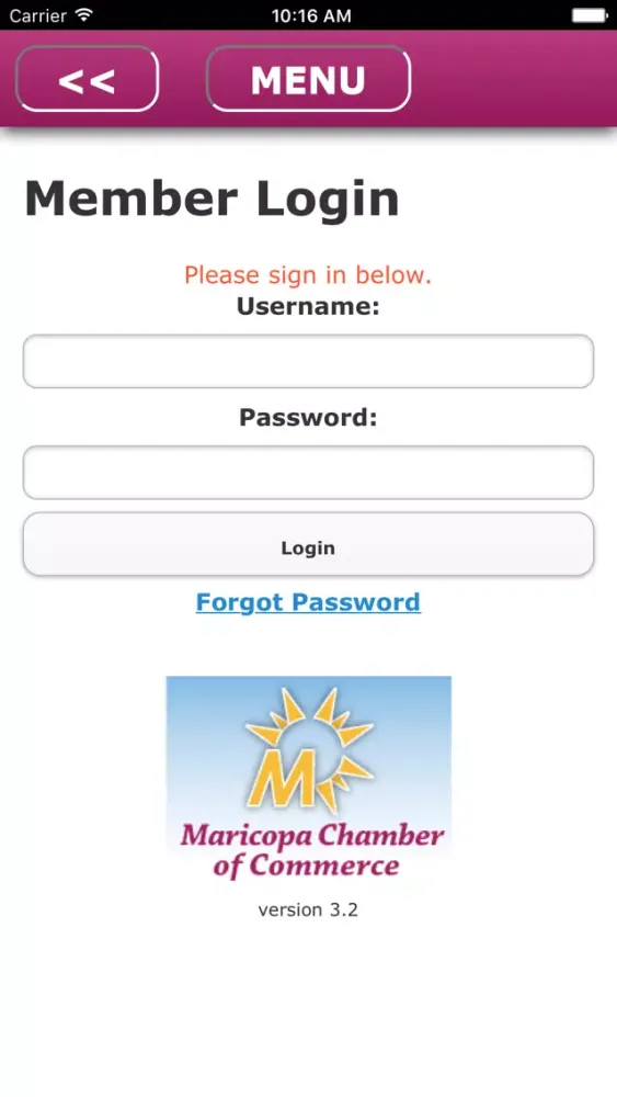 Tangkapan skrin Maricopa Chamber