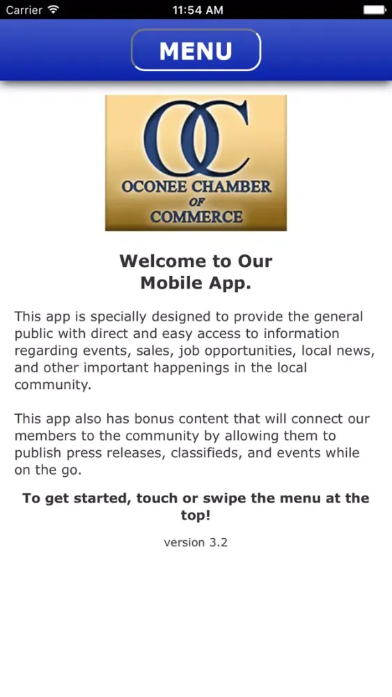 Oconee County Chamber of Commerce স্ক্রিনশট