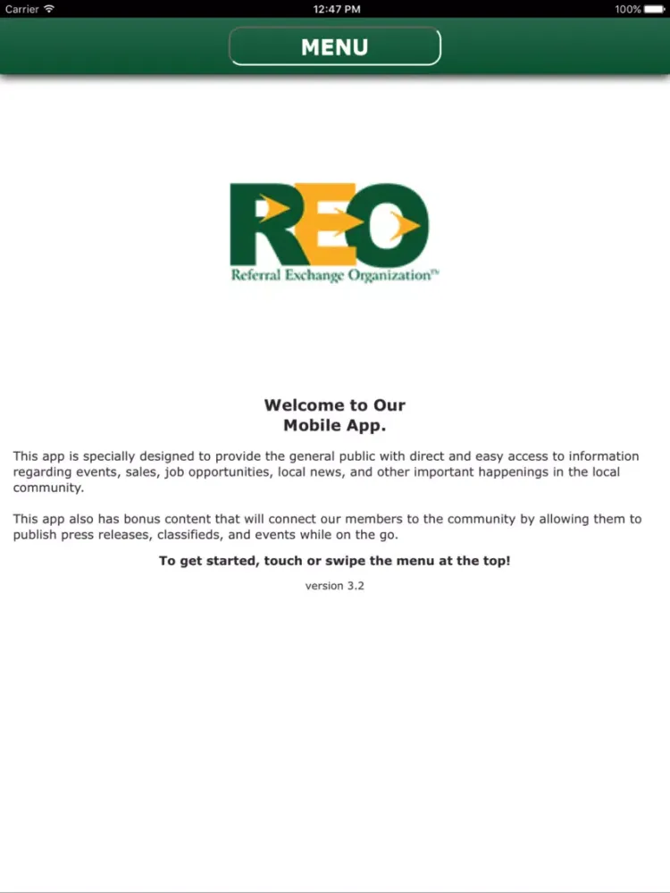 Capturas de pantalla de REO: Referral Exchange Organization iPad 