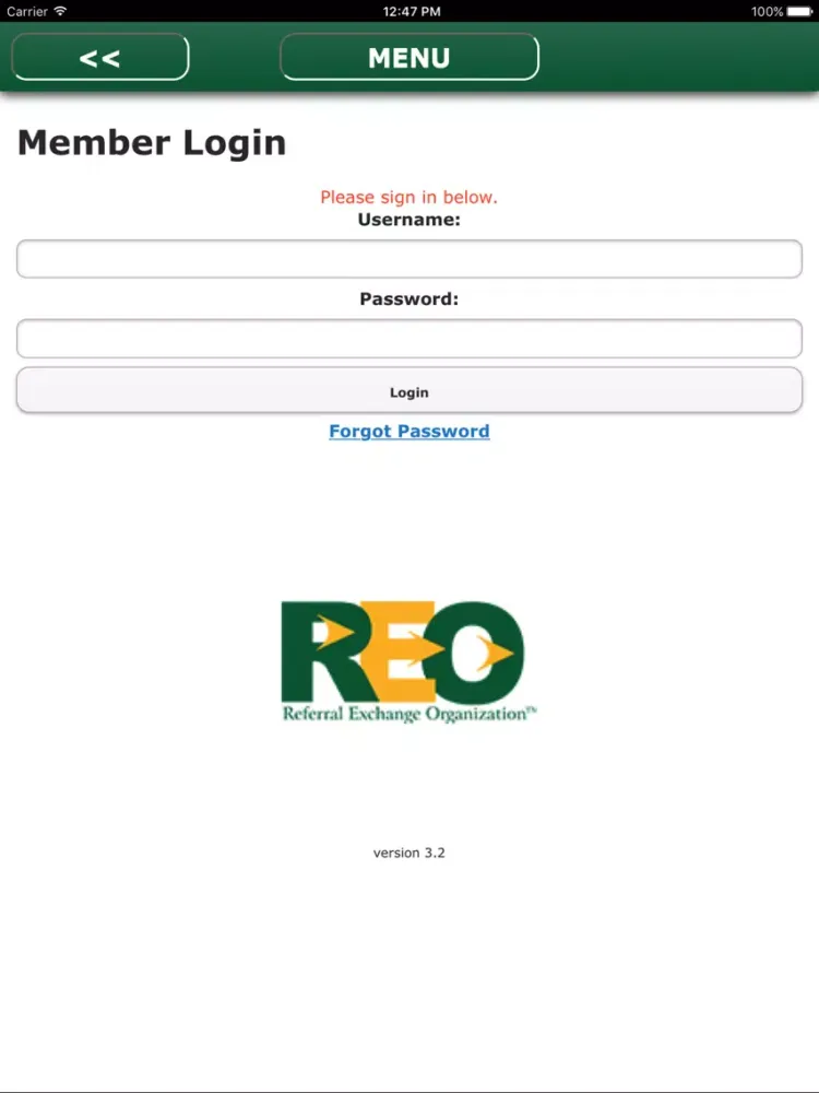 Capturas de pantalla de REO: Referral Exchange Organization iPad 