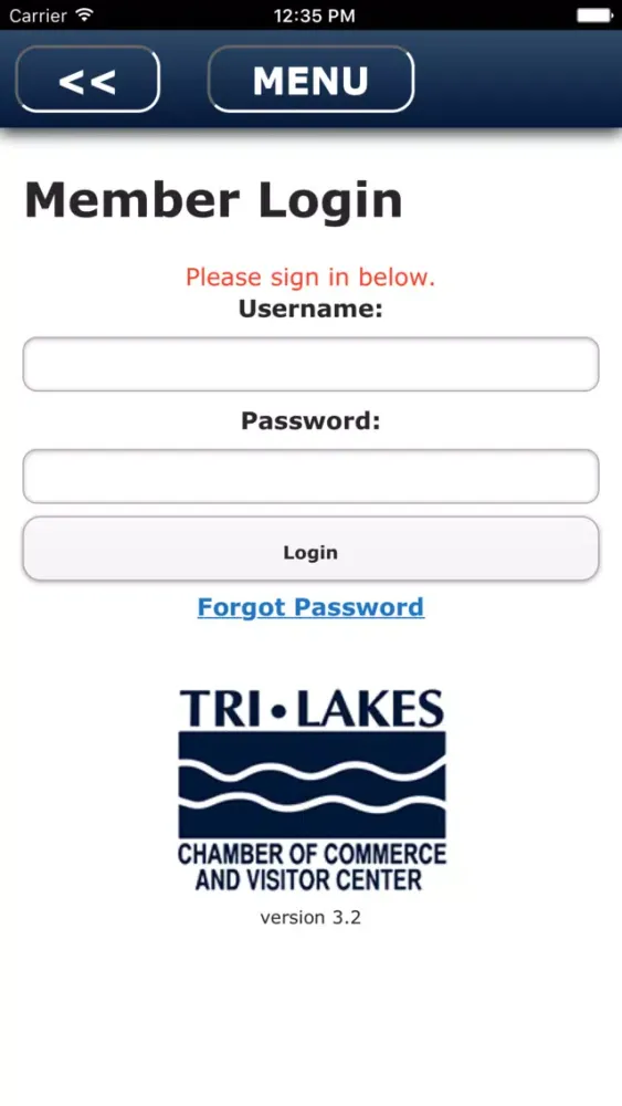 Ảnh chụp màn hình của Tri-Lakes Chamber of Commerce