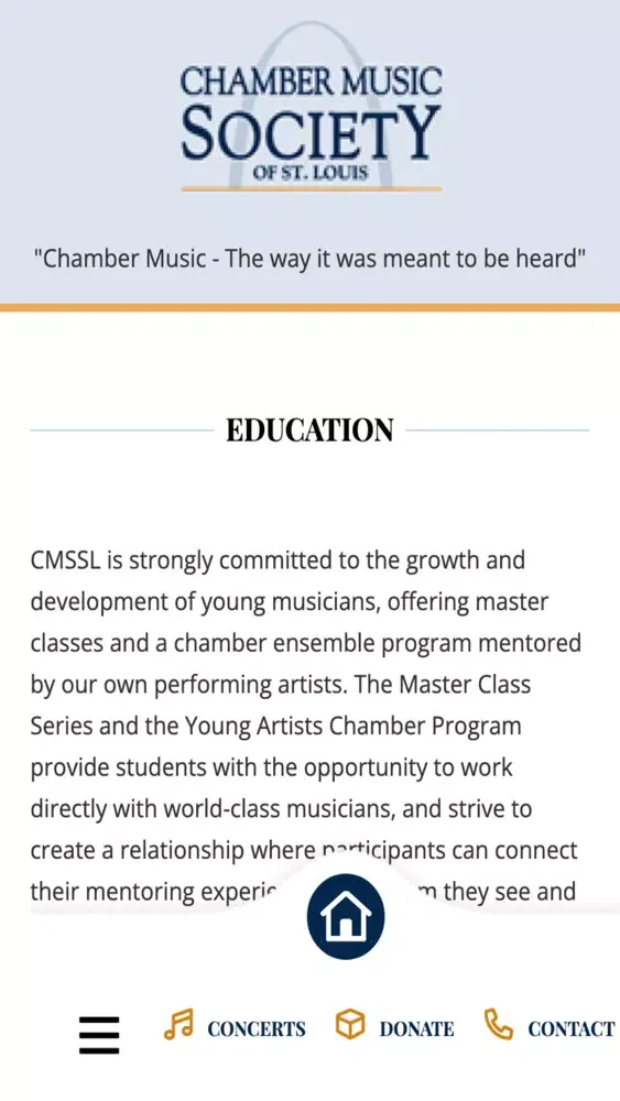 Скриншоты Chamber Music Society of STL