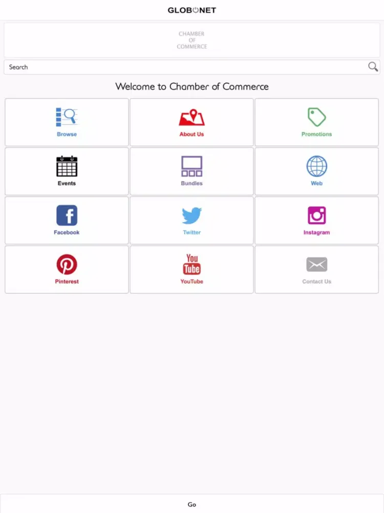 Tangkapan skrin Chamber Of Commerce iPad 
