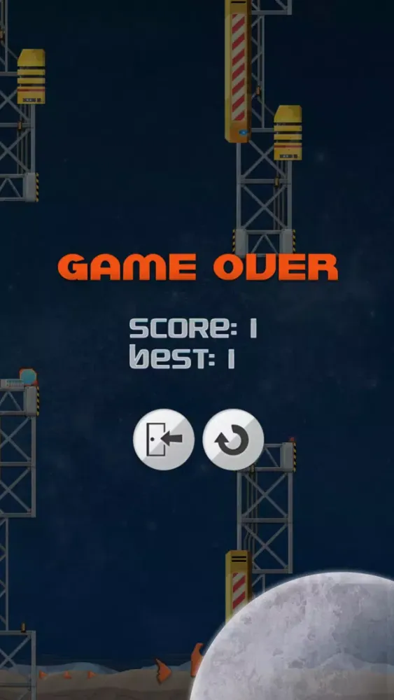 A Flappy Rocket : one tap Screenshots