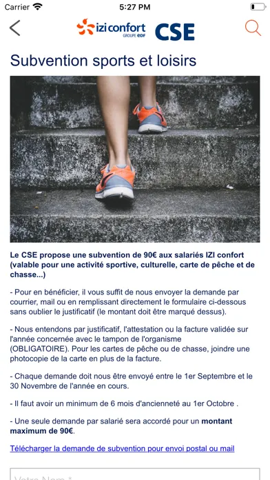 Captures d'écran de CSE Izi Confort