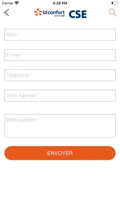 Captures d'écran de CSE Izi Confort