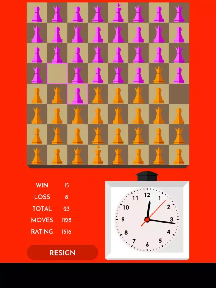 Tangkapan skrin Chameleon Chess iPad 