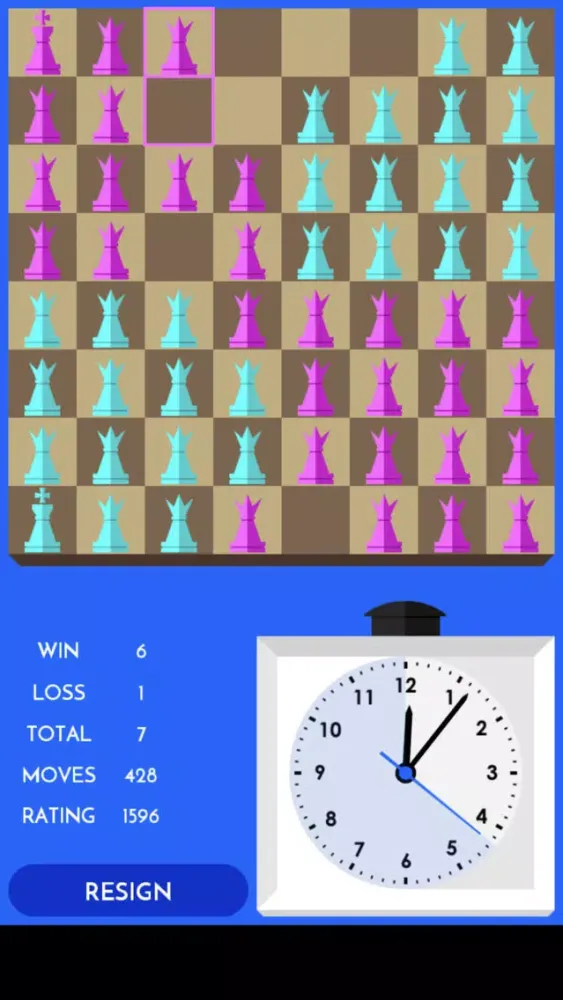 Tangkapan skrin Chameleon Chess