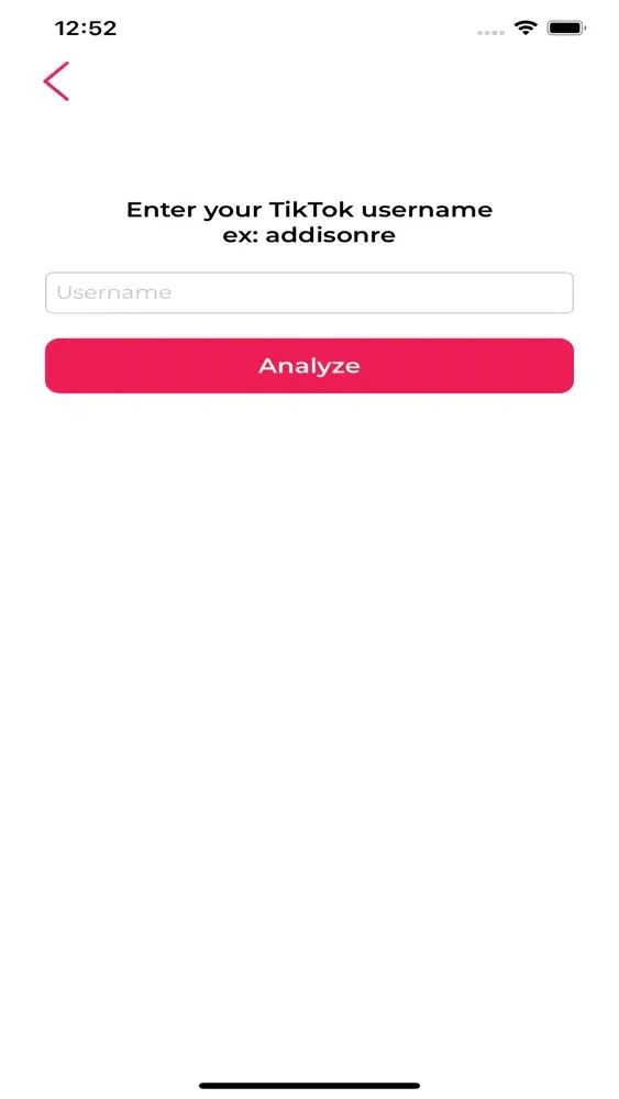 Captures d'écran de TikAnalytics