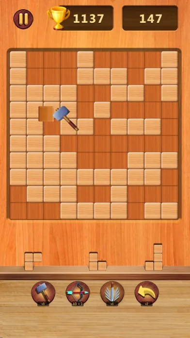 Wood brick block puzzle 3d 스크린샷