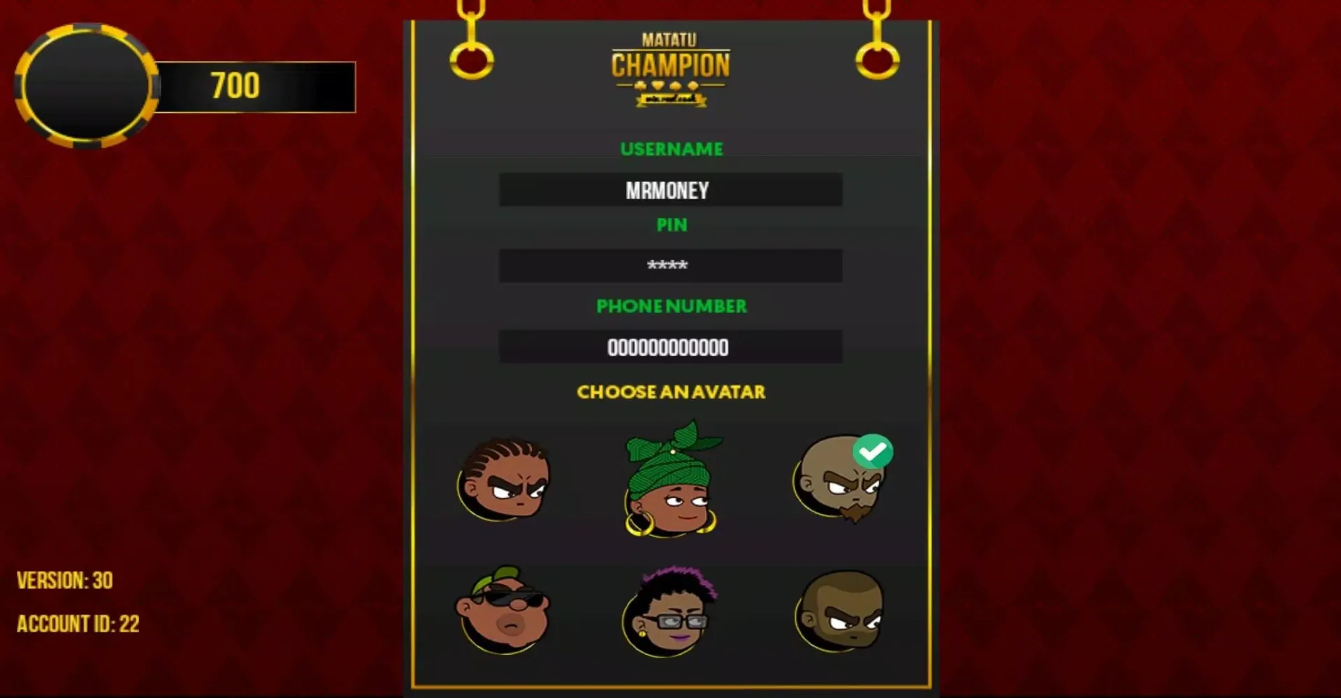 Tangkapan layar Matatu Champion