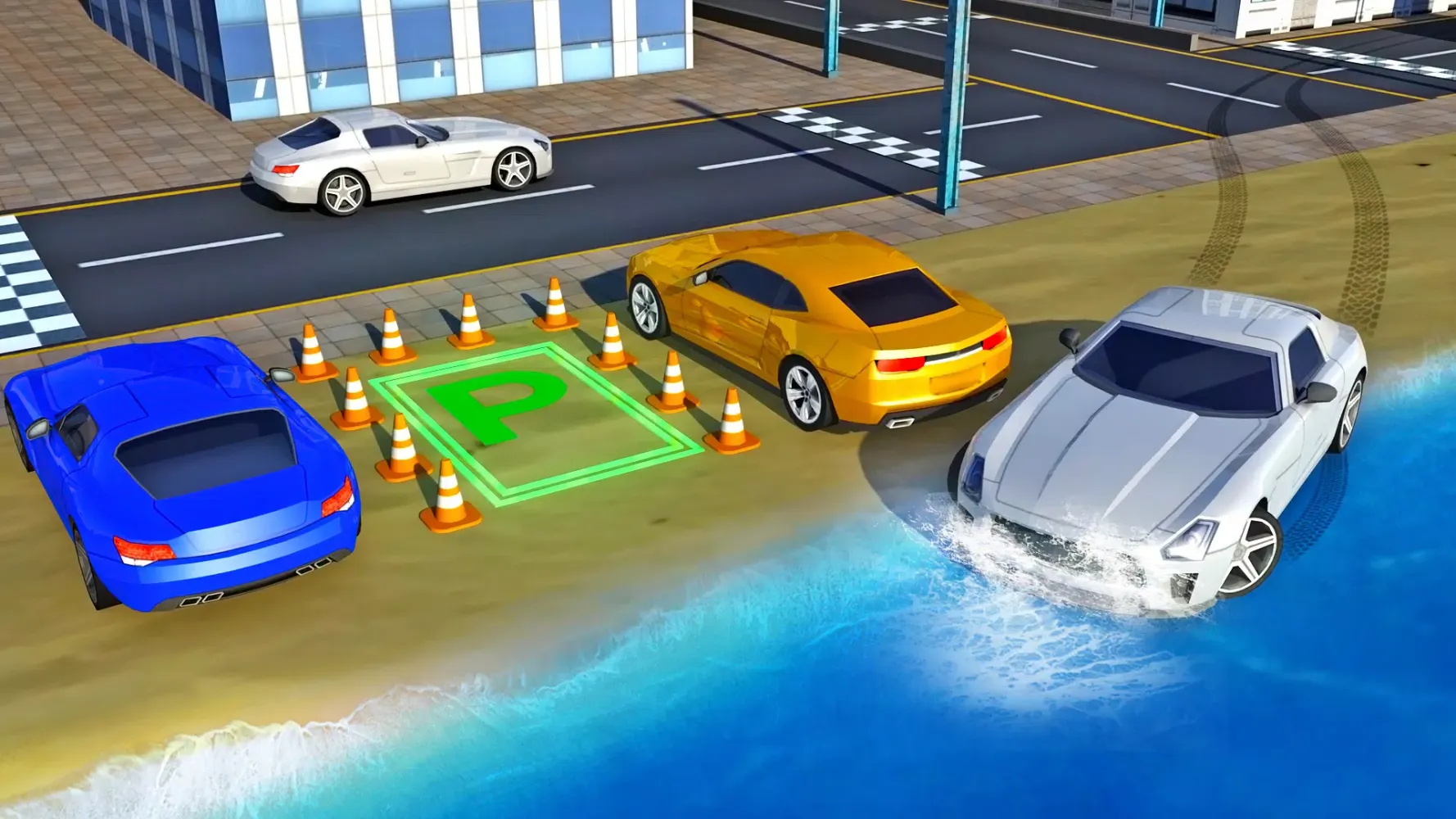 Tangkapan layar Parking Car Jam 3D - Car Games
