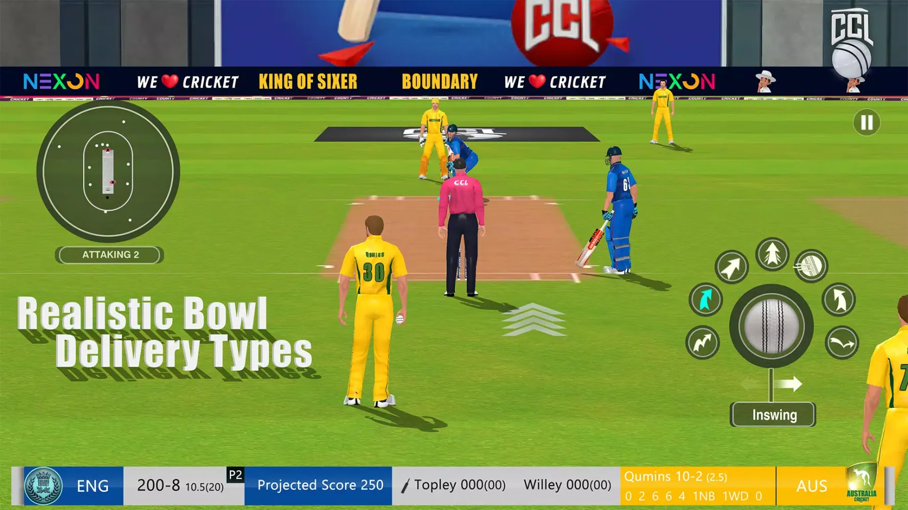 Zrzuty ekranu Champions Cricket League™CCL24