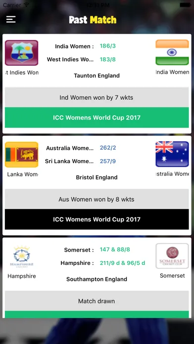 Live score for Cricket Screenshots