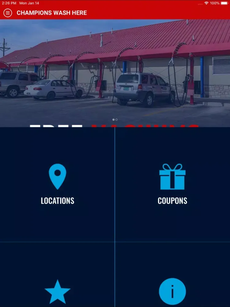 Champion Xpress Car Wash iPad 应用截图
