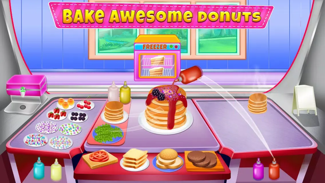 Captures d'écran de High School Cafe Chef