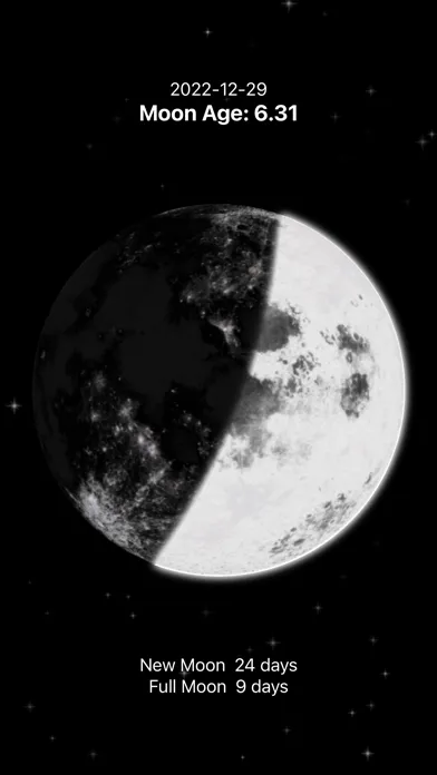 Capturas de tela do MoonWalk - Moon phase widget