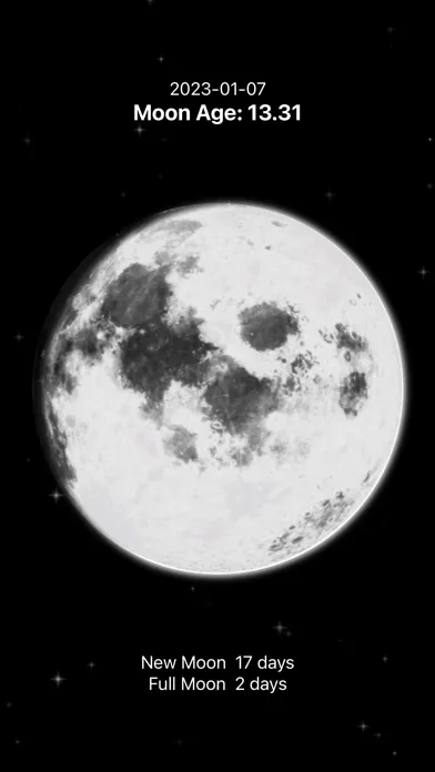 Capturas de tela do MoonWalk - Moon phase widget