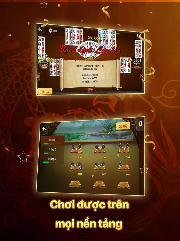 Chắn AnNam - Chơi Đánh Chắn iPad  스크린샷