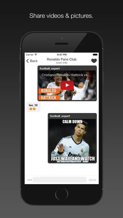 Capturas de pantalla de Fanschat - Football/Soccer Live Scores & Live Chat