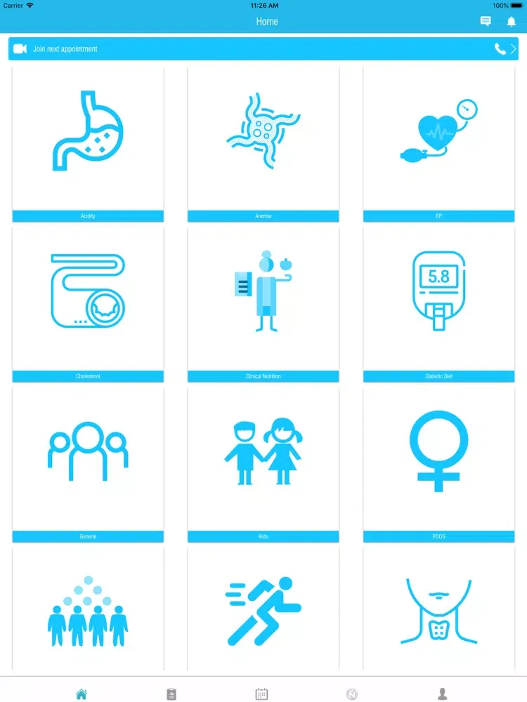 Nourishwel iPad 應用截圖