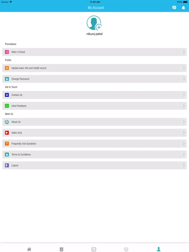 Nourishwel iPad 應用截圖