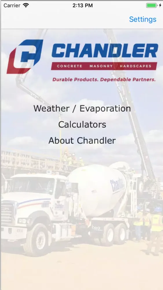 Chandler Concrete Ekran Görüntüleri