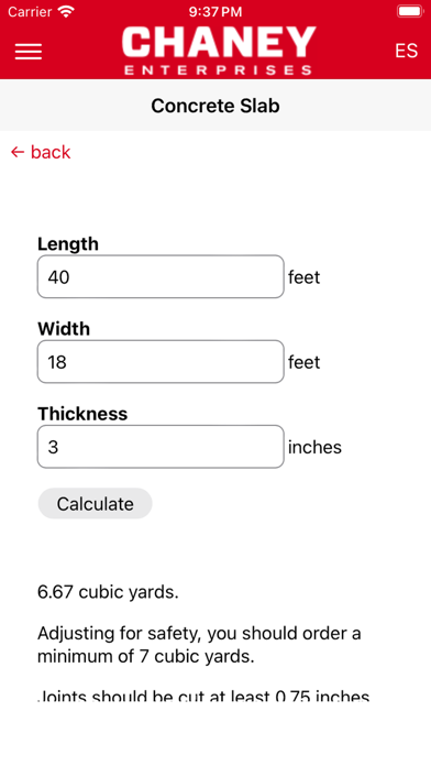 Concrete and Agg Calculator應用截圖