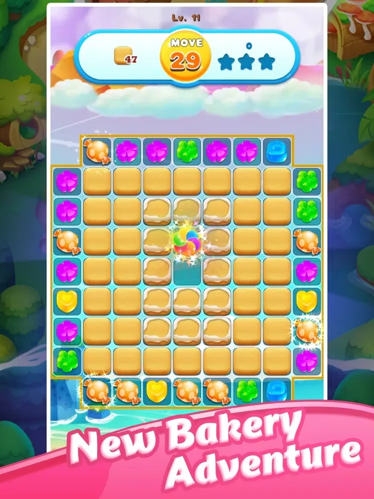 ภาพหน้าจอของ Combo Cookie Puzzle iPad 