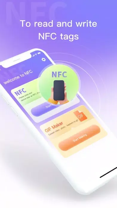Capturas de tela do NFC Writer- NFC Reading Tools