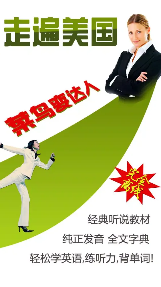 Ảnh chụp màn hình của 走遍美国全集-学英语口语听力背单词软件