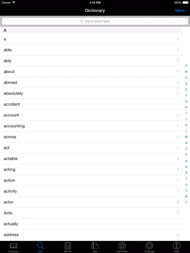 English 900 sentences speaking - study live abroad iPad  Screenshots