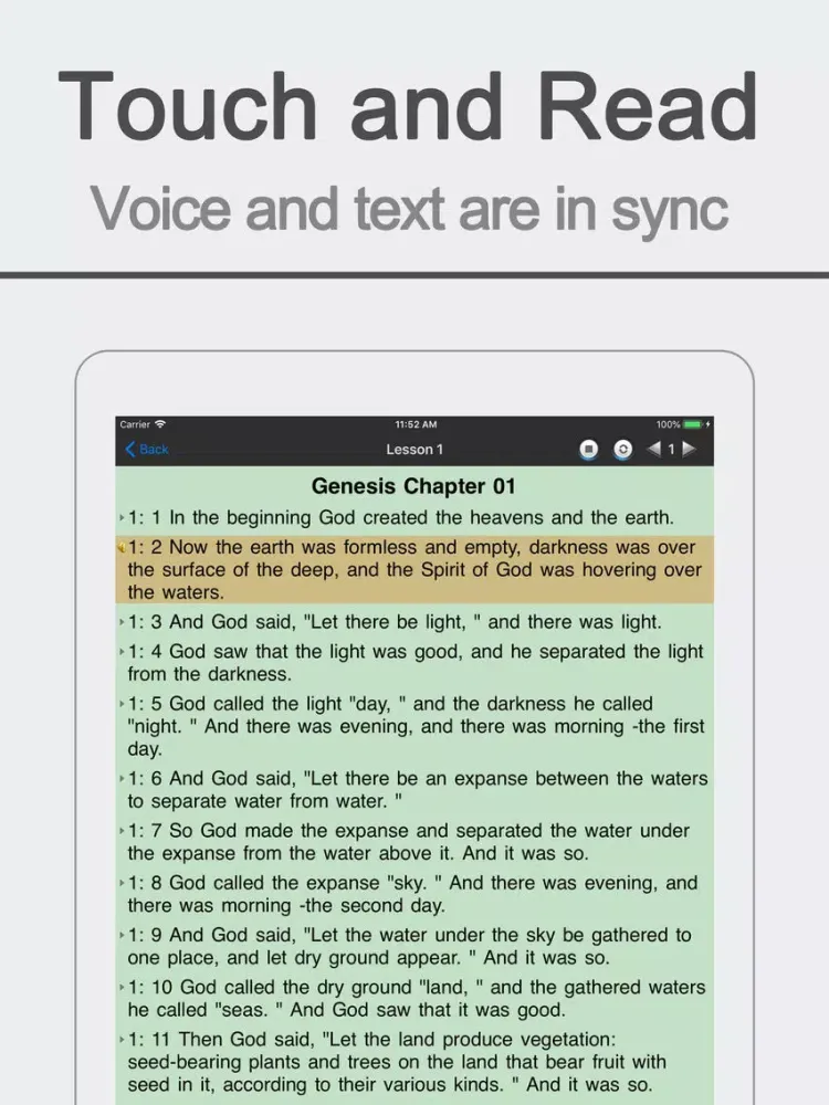 ภาพหน้าจอของ NIV Holy Bible - study hub app iPad 