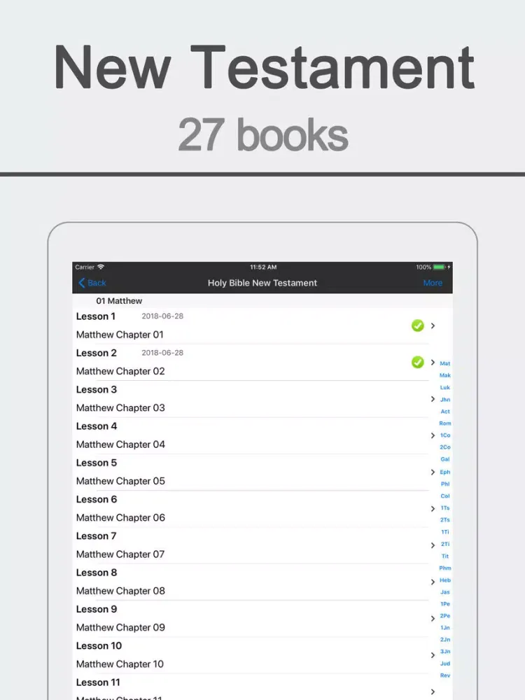 ภาพหน้าจอของ NIV Holy Bible - study hub app iPad 