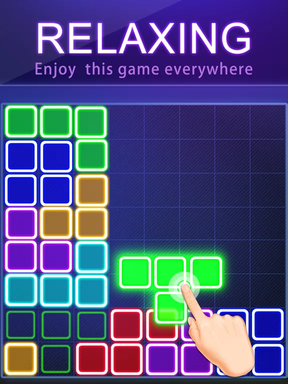 Block Puzzle -Glow Puzzle Game iPad Screenshots